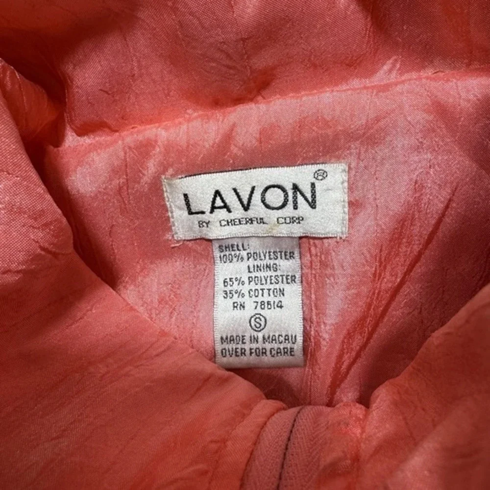Vintage Lavon Jacket Womens Small Multicolor Abstract Windbreaker Coat 80s Retro